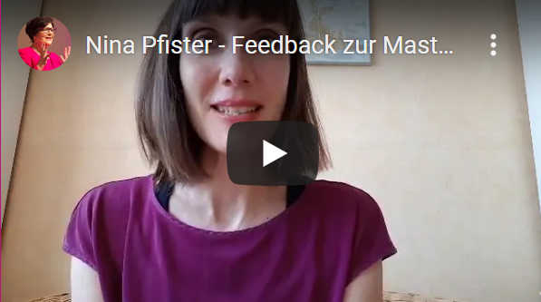 YouTube: Testimonial von Nina Pfister