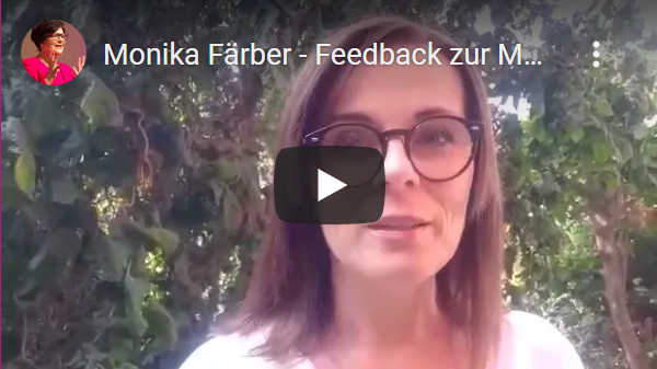 YouTube: Testimonial von Monika Färber