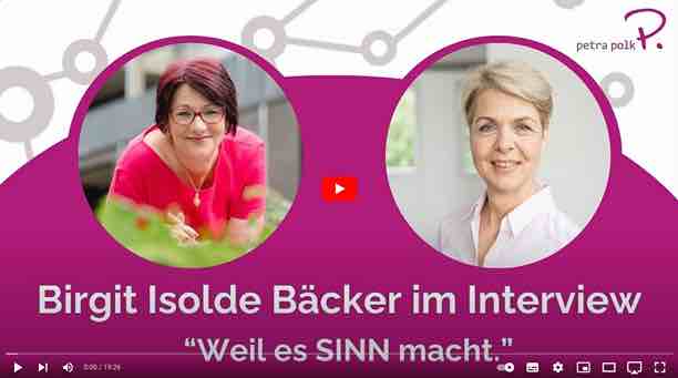 Birgit Isolde Bäcker im Interview by PP Weil es SINN macht. YouTube