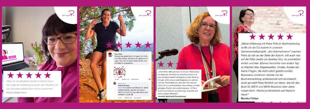 Testimonials-Buchmentoring by PP Testimonials-Buchmentoring by PP