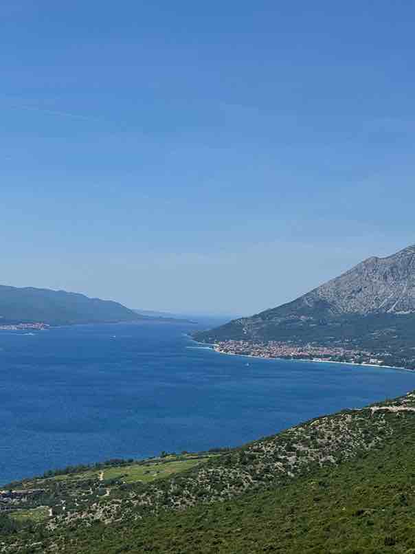Ausblick auf die Halbinsel Pelješac Ausblick auf die Halbinsel Pelješac