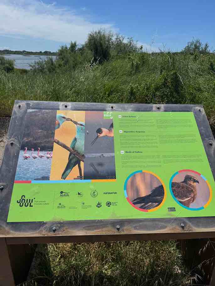 Naturschutzgebiet Salina Infotafel Solotravel