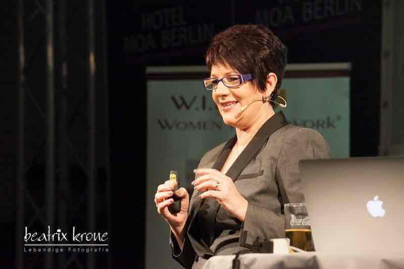 Petra Polk 2014 als Speakerin
