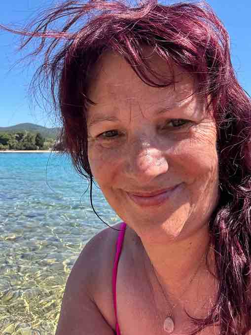 Petra Polk Solotravel in Kroatien am Strand Petra Polk Solotravel in Kroatien am Strand