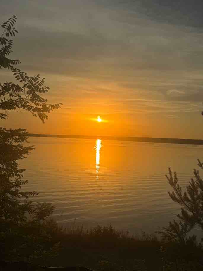 Sonnenuntergang am See