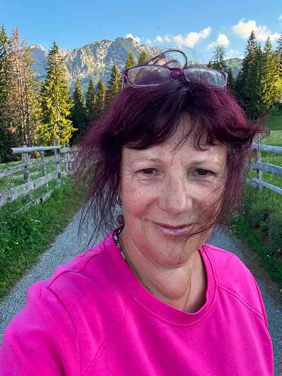 Petra Polk beim Spazieren Petra Polk beim Spazieren